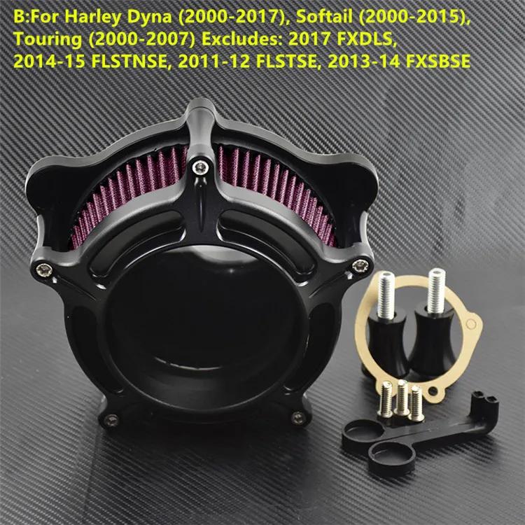 Motorcycle Air Filter Intake Air Cleaner System Kit For Harley Sportster XL Iron 883 1200 Touring Road King Softail Dyna FLHT