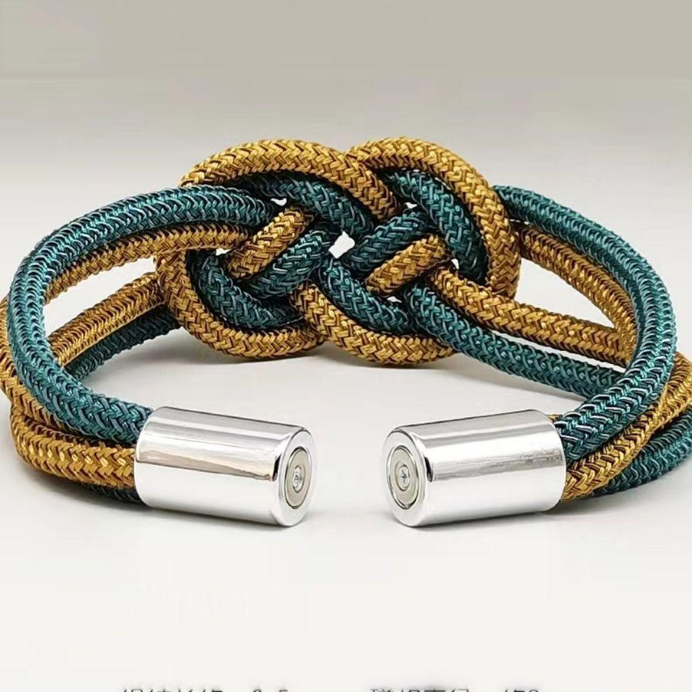 No Installation Curtain Tieback Two-color Braided Chinese Knot Curtain Strap  Curtain Accessories