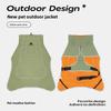 Dog clothes Pet jacket Waterproof and rainproof Outdoor weather and rain dual-purpose clothing Large dog pet trench coat