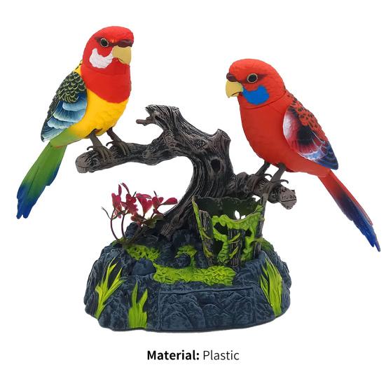 Electronic Birds Toy Voice Control Interactive Festival Gift Simulation Bird Parrot Toy for Children
