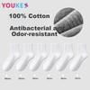 Men's Socks, Spring And Summer Season, 100% Pure Cotton Socks, 10A Deodorant Wear-Resistant Cotton Brand Mid-Calf Men's Socks