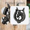 Horse Head Door Knocker Vintage Versatile Easy to Install Premium Decorative Durability Creative