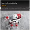 JinguLao Stainless Steel Punch-Free Toilet Paper Holder with Storage Shelf