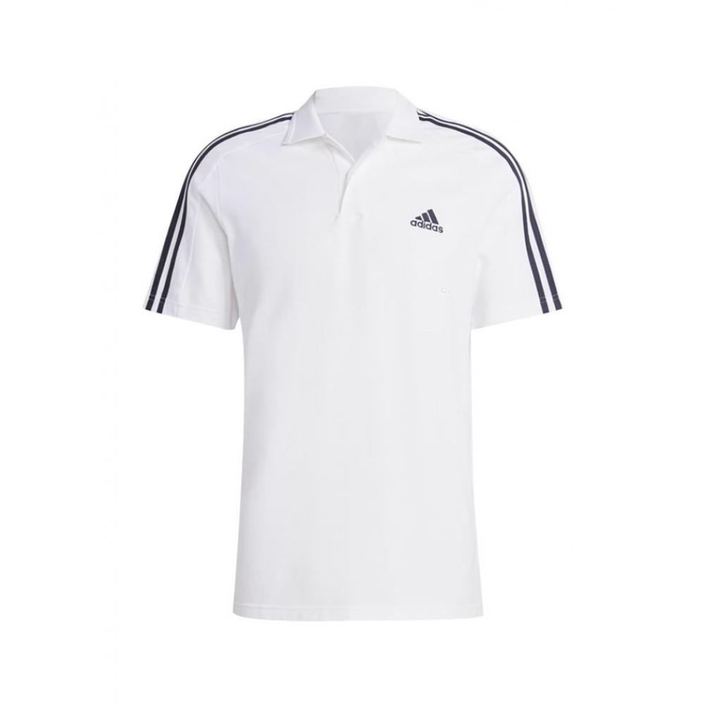 

Adidas 3s Pique Polo ShorT Sleeve Tee T shirT M