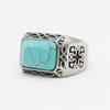 2026 Jewelry, Personalized Retro European and American Style Inlaid Emerald Men's Jewelry Accessories Ring