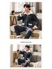 Men's Winter Coral Fleece Pajamas - Thickened Flannel, Outdoor-Friendly, One-Piece.