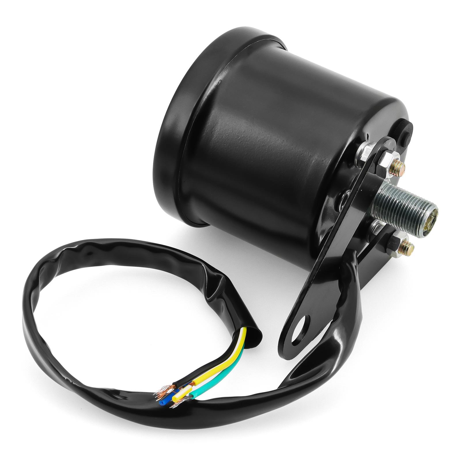 7 Color LED Motorcycle Speedometer Digital Moto Scooter ATV Retro Dashboard RPM Instruments Oil Gauge Meters for 12V Universal Motorcycle gauge