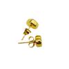 Simple commuter fashion niche design mini stud earrings women's titanium steel ear plug versatile temperament ear jewelry