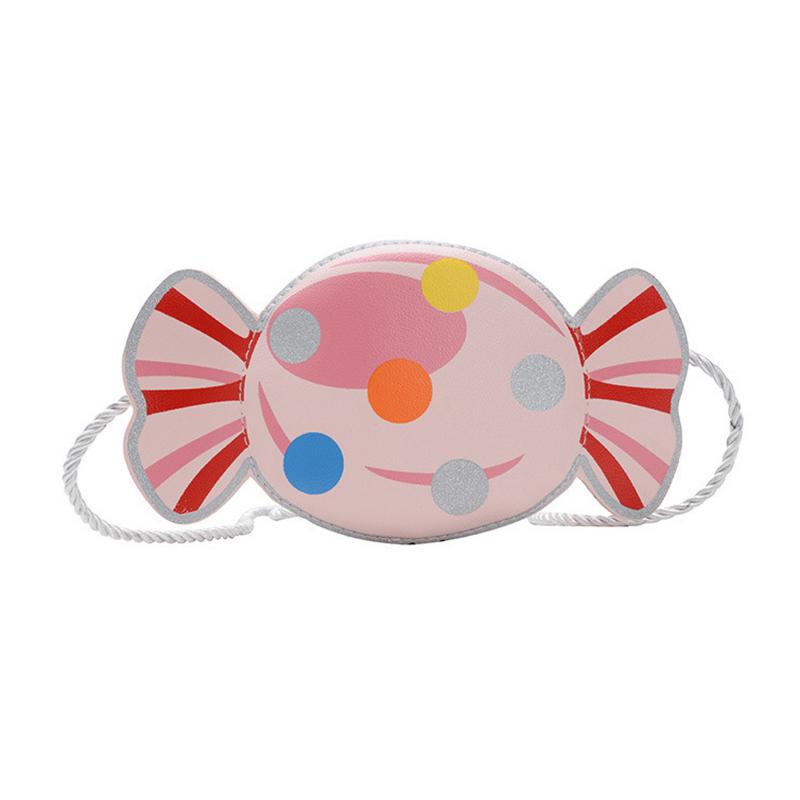 Kinder Süße Bonbon Umhängetasche Mädchen Crossbody Tasche Messenger Bag PU Leder Kleine Handtasche Taschen Münzbörse