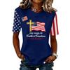 Womens Casual Crewneck Short Sleeve T Shirt Top with 250 Years and Print Flag Cross Graphic 1776 2026
