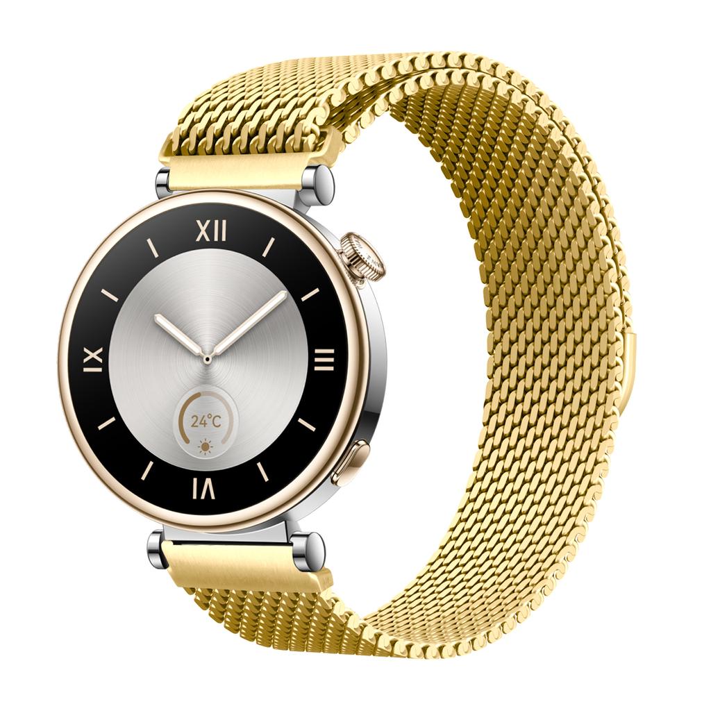 18mm 22mm Dickes Mailänder Armband für HUAWEI Watch GT 4/5/Pro 46mm 42mm 41mm Smartwatch Metallarmband für HUAWEI Watch 4 Pro Armbänder