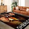 Sherlock Holmes Adventure Rug for Living Rooms, Bedrooms, Home Décor, and As Gifts.