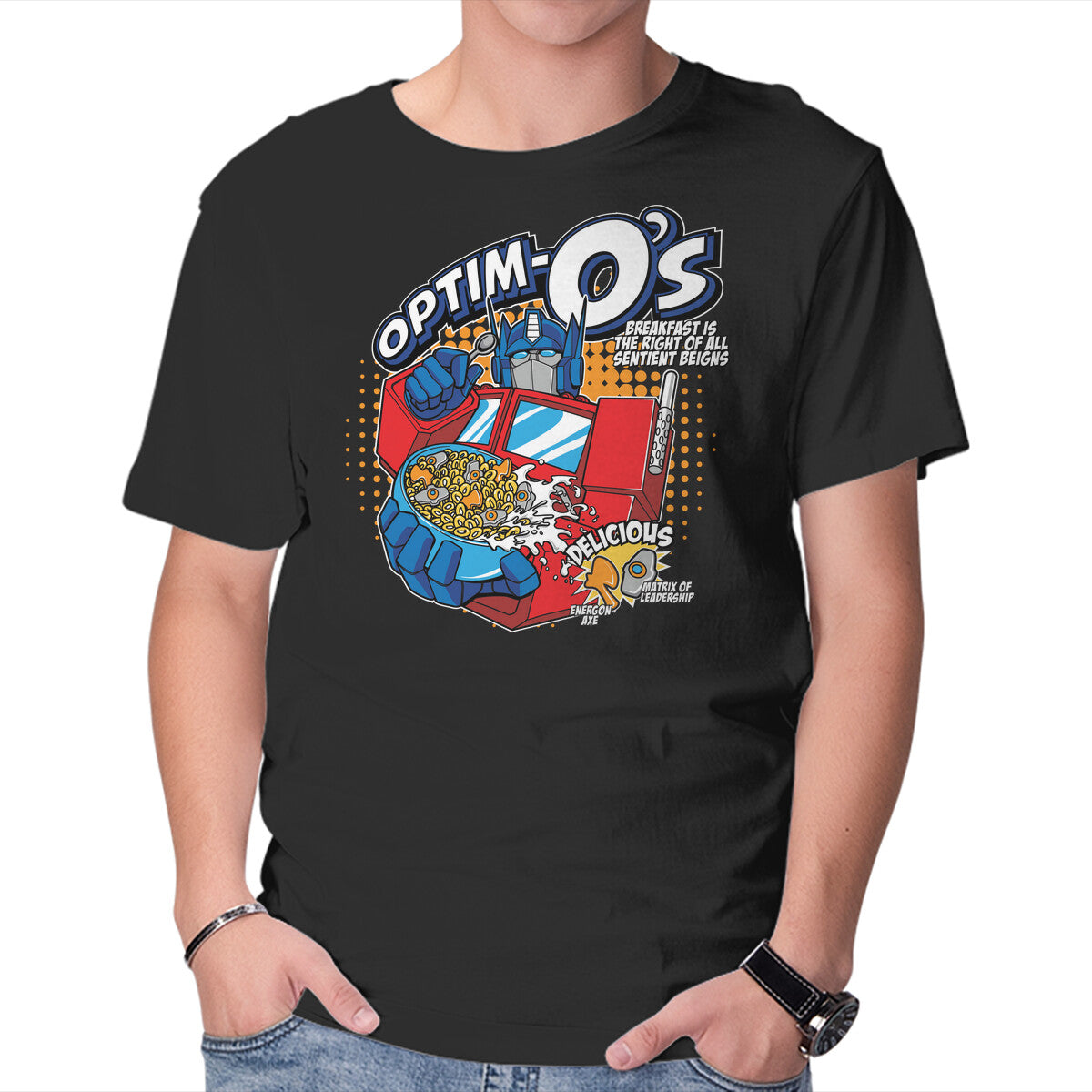 Unisex Crew Neck T-Shirt Optim-O s Graphic Short Sleeve Casual Tee XXXXL