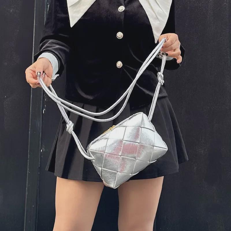 2024 Fashion Knot Hand-Woven Cowhide Crossbody Bag