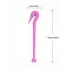 2-6pcs Hair Bands Rubber Cutter Simple DIY Rubber Band Remover Hook Disposable Hair Tie Remover Knife Salon Hair Styling Tool