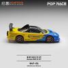 AAAMC1 POP RACE 1:64 Honda Spoon NSX R GT Alloy Car Model Collection Display Item Gift