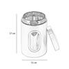 J1UL1N 3 PCS Kitchen Canister Set Black Stainless Steel Suitable For Sugar, Tea, Coffee, Etc -Multi Food Storage Jars