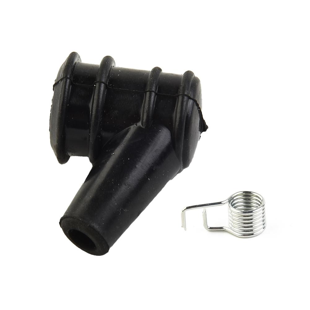Rubber-Topped Plastic Cap Cover for 5mm HT For Spark Wire Terminal 2x2x1cm