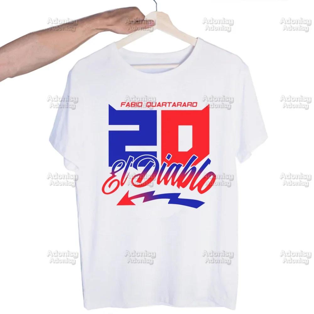Fabio Quartararo Summer New Fashion Trendy  Unisex Casual T-shirt Printing Tees  Unisex's Short-Sleeved O-neck Tops Shirt