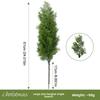 Artificial Green Plants, Artificial Pine Needles, Bunches, Christmas Single Pine and Cypress Indoor Flower Arrangement Decorations