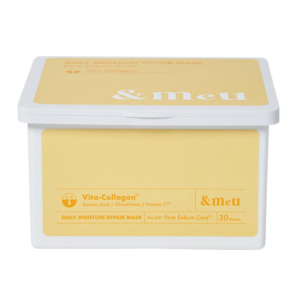 

Daily Moisture Repair Mask for Pore and Sebum 30 Sheets &meu Care,