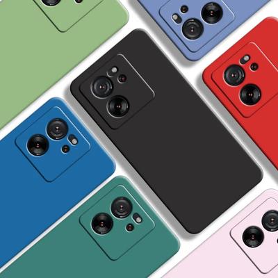 Τετράγωνη Υγρή Σιλικόνη Πίσω Κάλυψη για Xiaomi 13 13T Pro Lite Ultra Προστασία Κάμερας Μαλακή Αδιάβροχη Θήκη Τηλεφώνου Xiaomi13T 13TPro