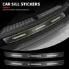 1PCS Car Rear Bumper Trunk Guard Stickers Styling For Civic Accord Fit CRV Jazz Odyssey Insight Legend HRV Accessories