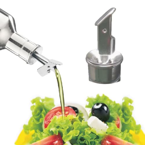 OLIPAC 18-10 Stainless Steel Olive Oil Bottle, 500ml