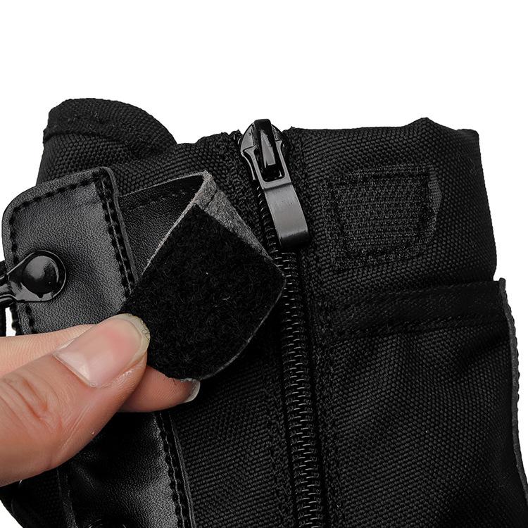 Ghete Tactice de Luptă de Vară: Respirabil, Ușor, High-Top pentru Bărbați și Femei, cu Fermoar Lateral.