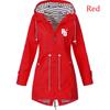 Women Outdoor Waterproof Rain Jacket Casual Loose Hooded Windproof Windbreaker Climbing Jackets Coat for All Seasons