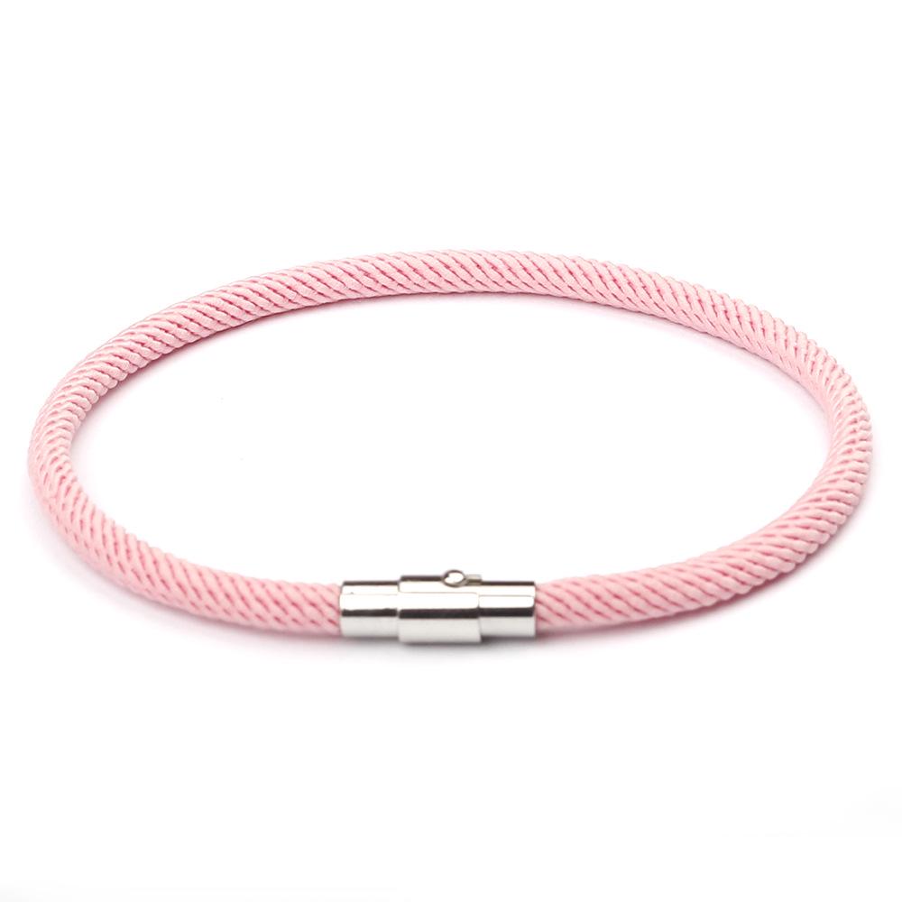 VOQ New Magnetic Clasp Bracelet Bangle Lucky Red String Bracelets for Couple Valentine's Day Romantic Jewelry Gift Wholesale