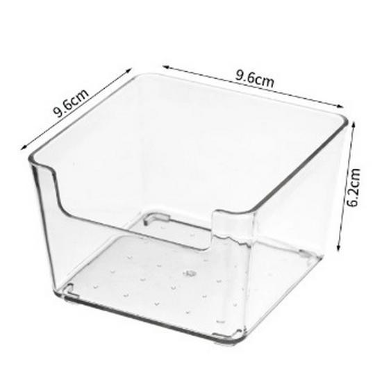 Acrylic Transparent Desk Drawer Organizer for Stationery and Cosmetics