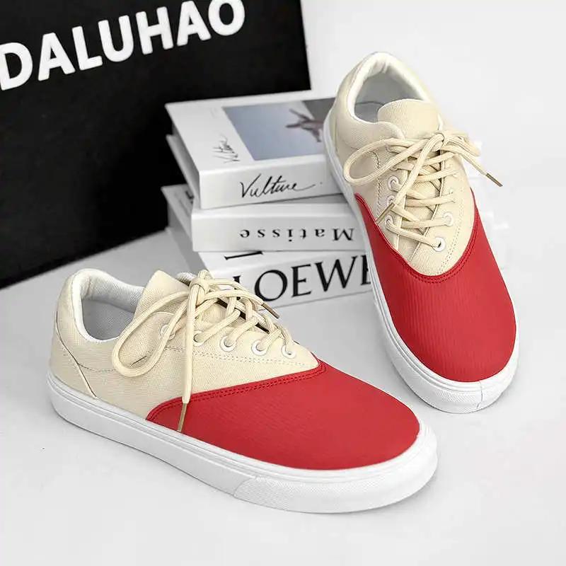 Fashion Summer Ribbon Men's Sneakers Wholesale Casual Blue Color Shoes Brown Boot Sports High Tech Footwear Snekaers High-end