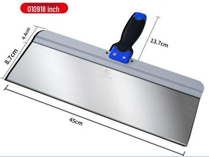 6", 20", 24" Stainless Steel Putty Plastering Tool Set: Sturdy, Wear-Resistant Scrapers for Cleaning and Spreading.