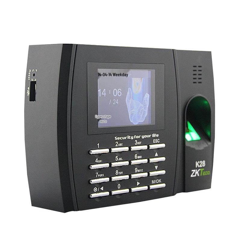 ZKTECO K28 Color Screen Fingerprint Time Attendance Machine CN plug (adapter included)