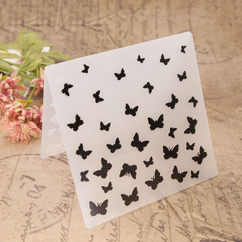 15X15cm Embossing Folders for Card Making Embossing Stencil Template DIY Plastic Paper Card Decorating Mold for Scrapbook