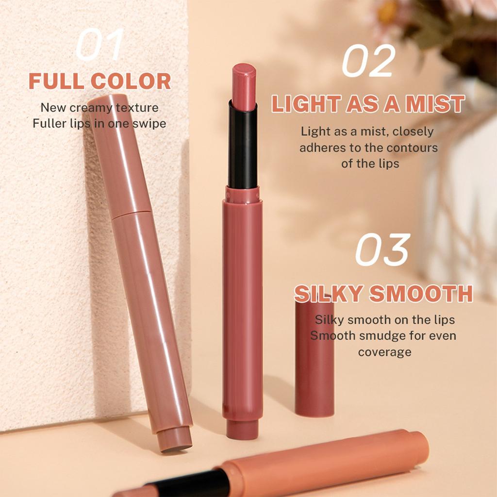 Silky Lipstick Charm Lipstick Pen Light And Thin Without Drying Out Not Easy To Fade Lipstick Pen 6 Colors, Not Sticking To The Cup