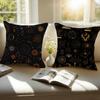 Festive Religious EEid alFitr Cushion Cover Pillowcase Antidustmite Invisible Zipper Short Plush Sofa Cushion
