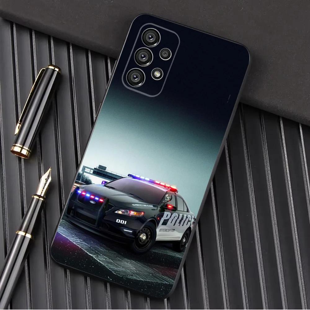 Police FBI Cool Phone Case For Samsung Galaxy A13,A21s,A22,A31,A32,A52,A53,A71,A80,A91 Soft Black Shell
