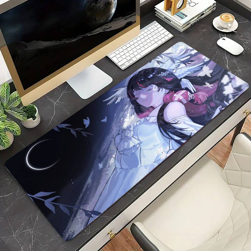 Anime Columbina G-Genshin Impact Mousepad Non-slip Suitable For Office Computers Laptops E-sports Game Desk Mats XXL Keyboard