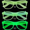 Neon Glow Glasses UV Black Light Absorption Luminous Party Glasses 5 Colors Glow In The Dark Birthday Wedding Decorations Party Supplies