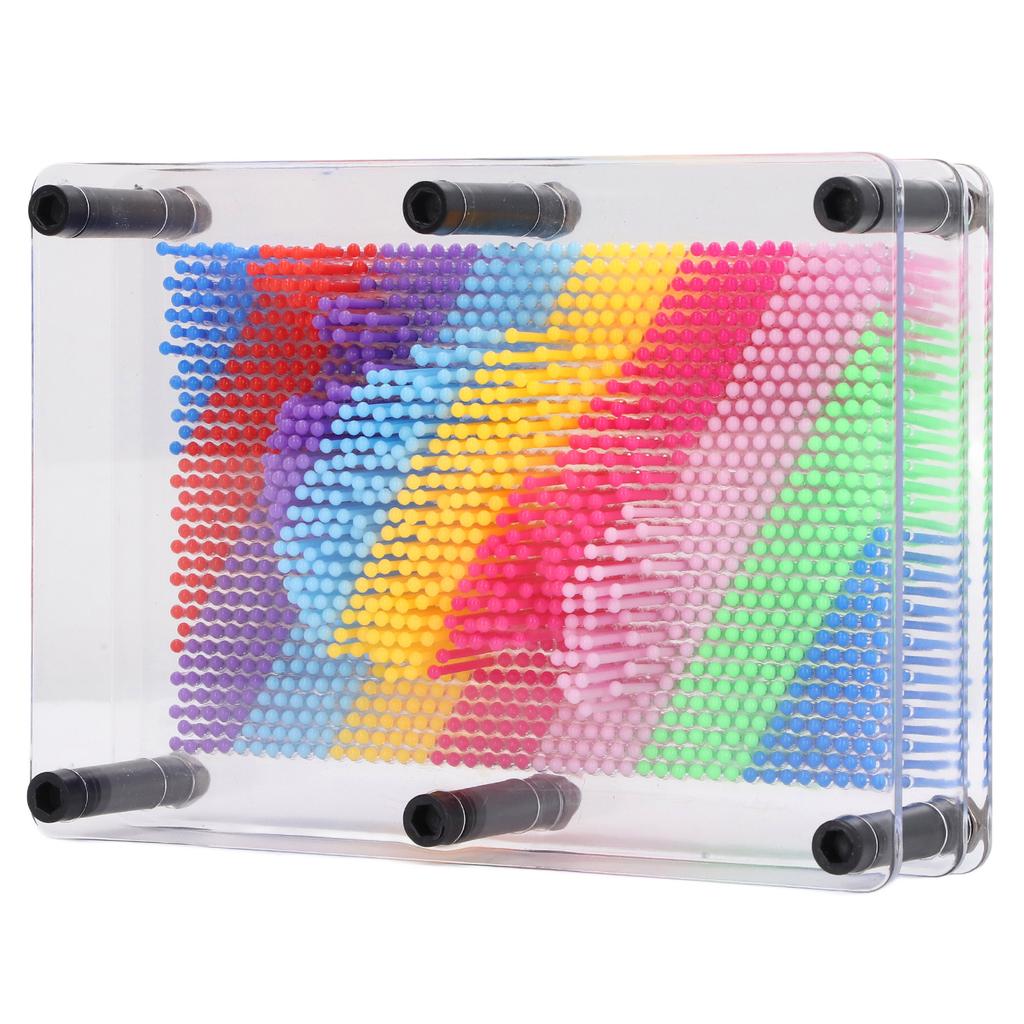 3D Pin Art Board 3D Pin Art Sensory Toy Classic Desktop Novelty Sculpture Impression Needle Art Toy