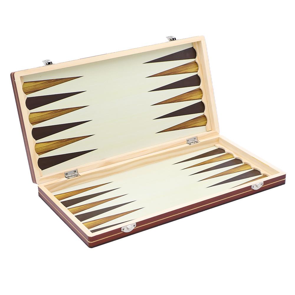 Magnetic Three-in-One Folding Wooden Chess Set for Beginners