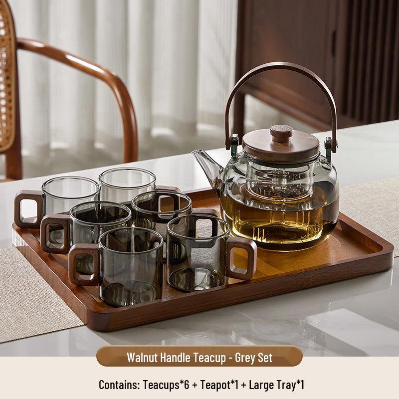 Jingbaodi Glass Teacup Set