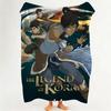 Comic T The L Legend O Of K Korra Throw Flannel Throw Blanket Suitable for Sofa Living Room Bedroom