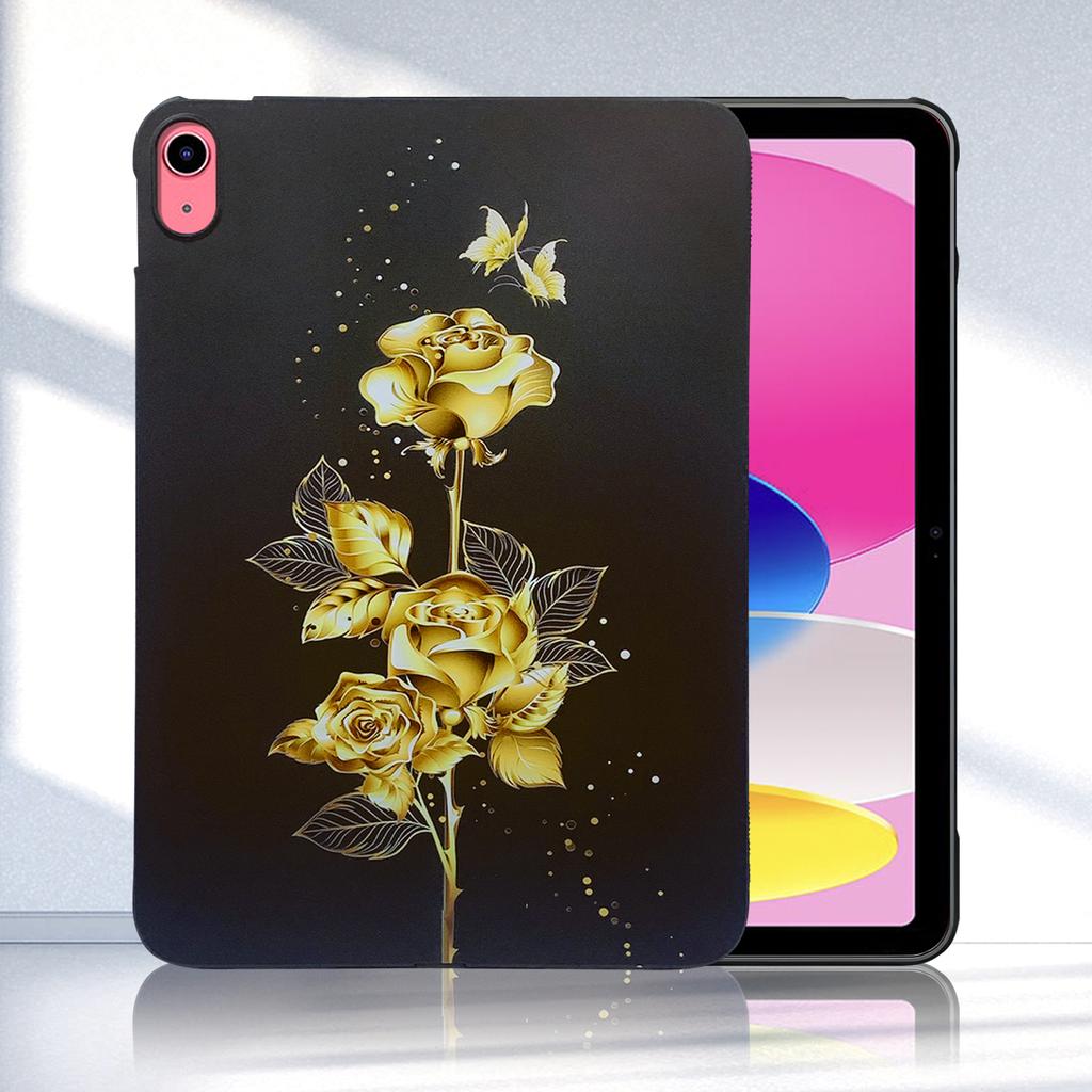 For iPad (2025)/10.9 (2022) TPU Case Pattern Printing Slim Tablet Protective Cover