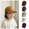 Solid Color Sun Hat Korean Style Children Peaked Cap Simple Baby Baseball Cap Kids