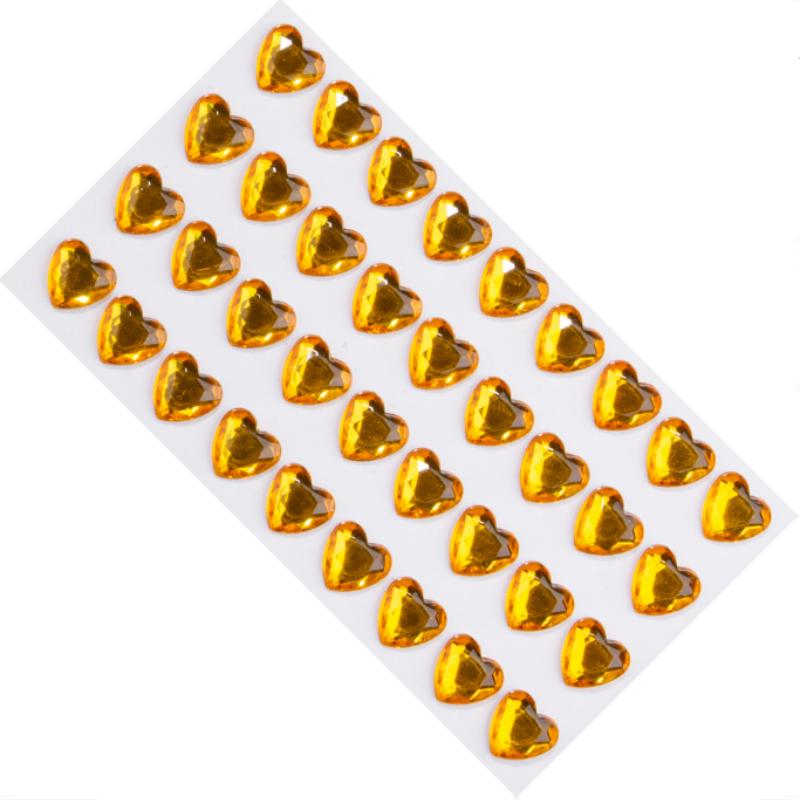 12MM36 Acrylic Love Drill Stick Korean Girl Heart the Same Model Mobile Phone Case Ledger Sticker
