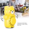 Cartoon Bear Mechanical Kitchen Timer ABS Material 60 Minutes Cartoon Timer 4.3*3*1.6in Manual Rotating Alarm Clocks
