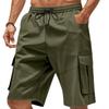 Summer Loose Multi-pocket Tooling Shorts Men's Squat Sports and Leisure Five-point Pants Men's